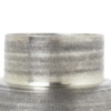 Jarrón Aluminio Tallado Plata Envejecida - Imagen 5
