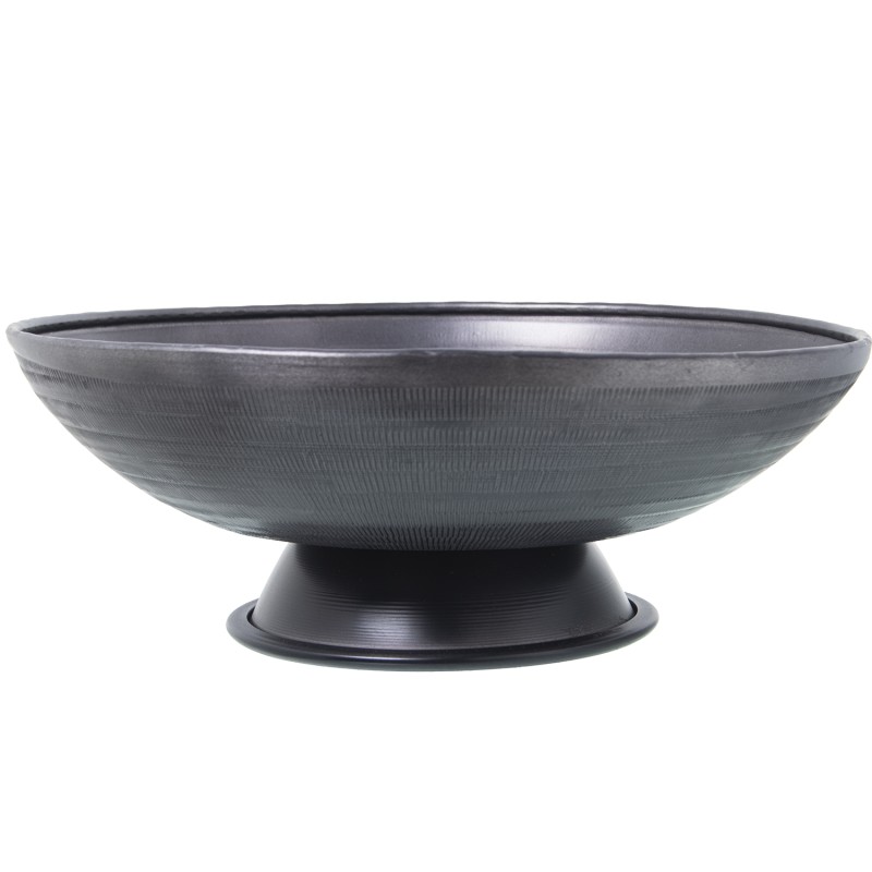 74193 Centro C y Pie Aluminio Tallado Negro - Imagen 1