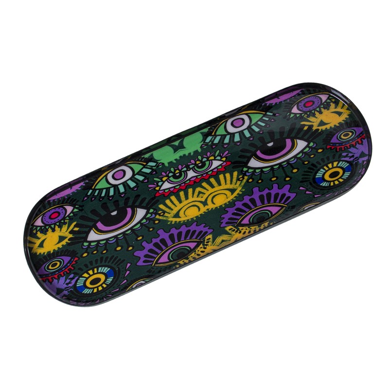 75842 Bandeja Metal Esmaltada Ojos - Imagen 1