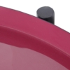 Mesa Auxiliar Metal Esmaltado Rosa Oscuro y Negro - Imagen 6