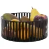Frutero Redondo Metal Negro - Imagen 3