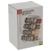 Set 12 Especieros Cristal C y Tapa Acero Inox.c y Soporte Metal-Bote y 5Cm - Imagen 4