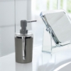 Dosificador Baño Acrílico Gris y Transparente Ø8 y 5Cm - Imagen 3