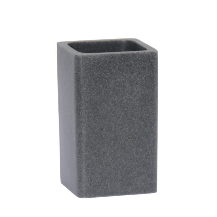 Vaso Baño Acrílico Gris