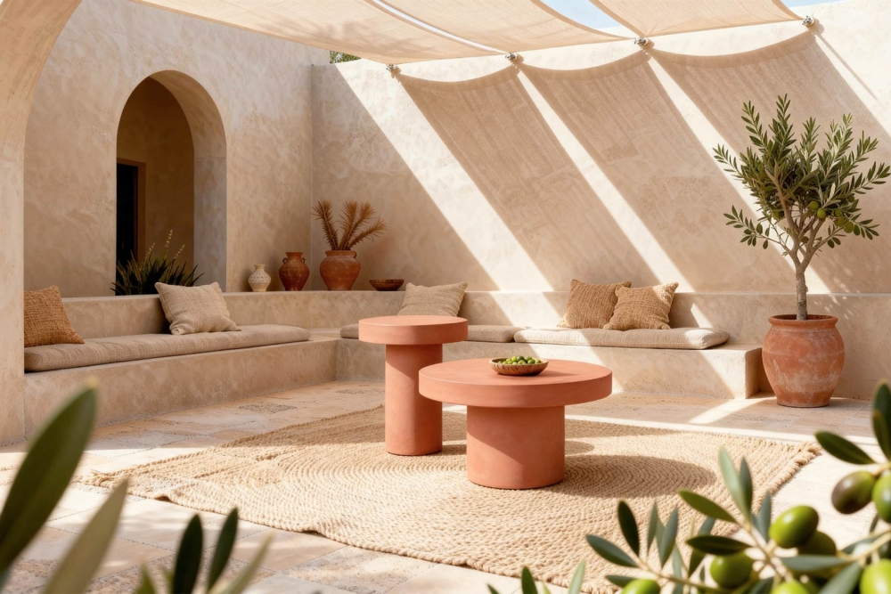 MESA CENTRO DONATO TERRACOTA - Imagen 1