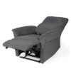 SILLÓN RELAX 1 MOTOR MISAKI GRIS OSCURO - Imagen 2