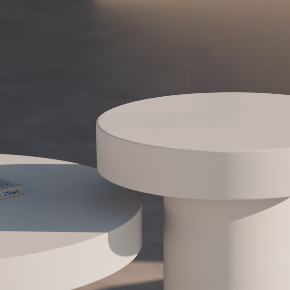 Mesa auxiliar MIRKO blanco - Imagen 5