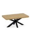 Mesa ext. GLADYS 160 roble/negro