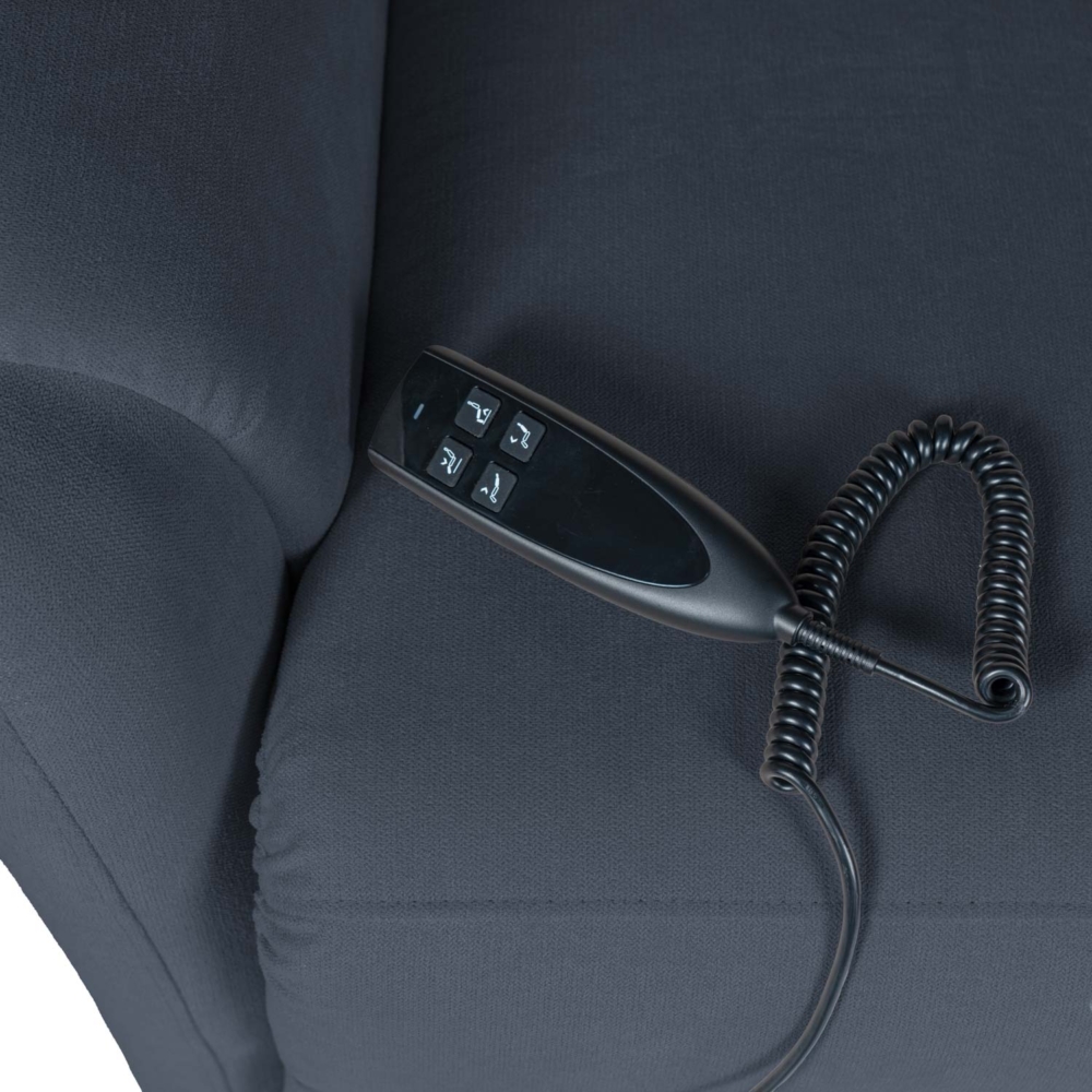 Sillón Power Lift 2 motores AKARI gris oscuro - Imagen 10