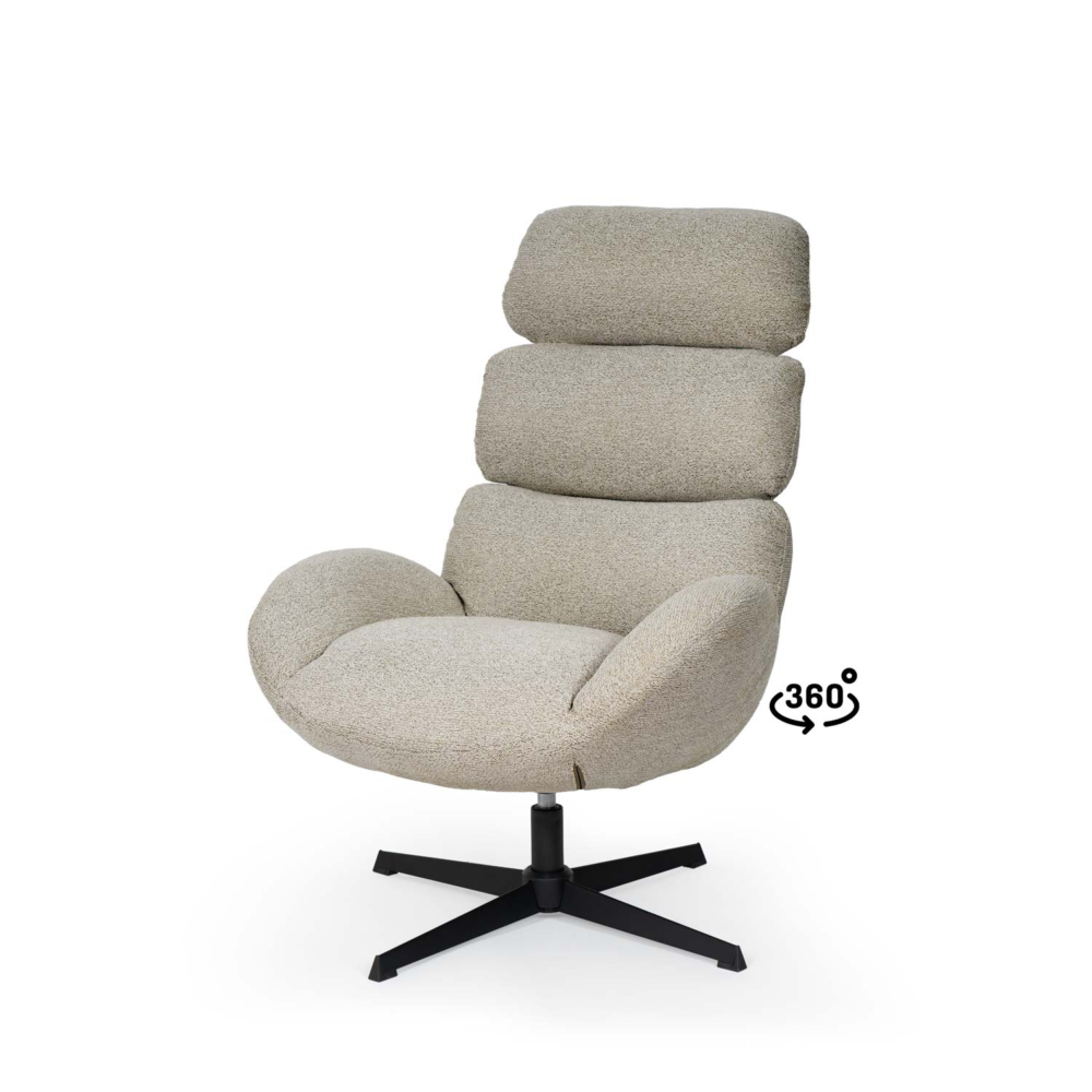 Butaca PAULINE taupe - Imagen 1