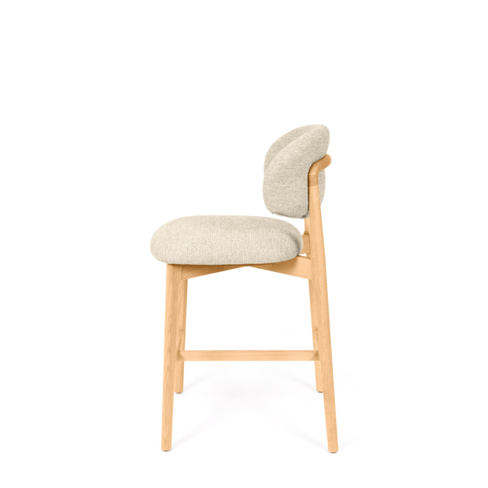 Taburete bajo RENZO beige - Imagen 3