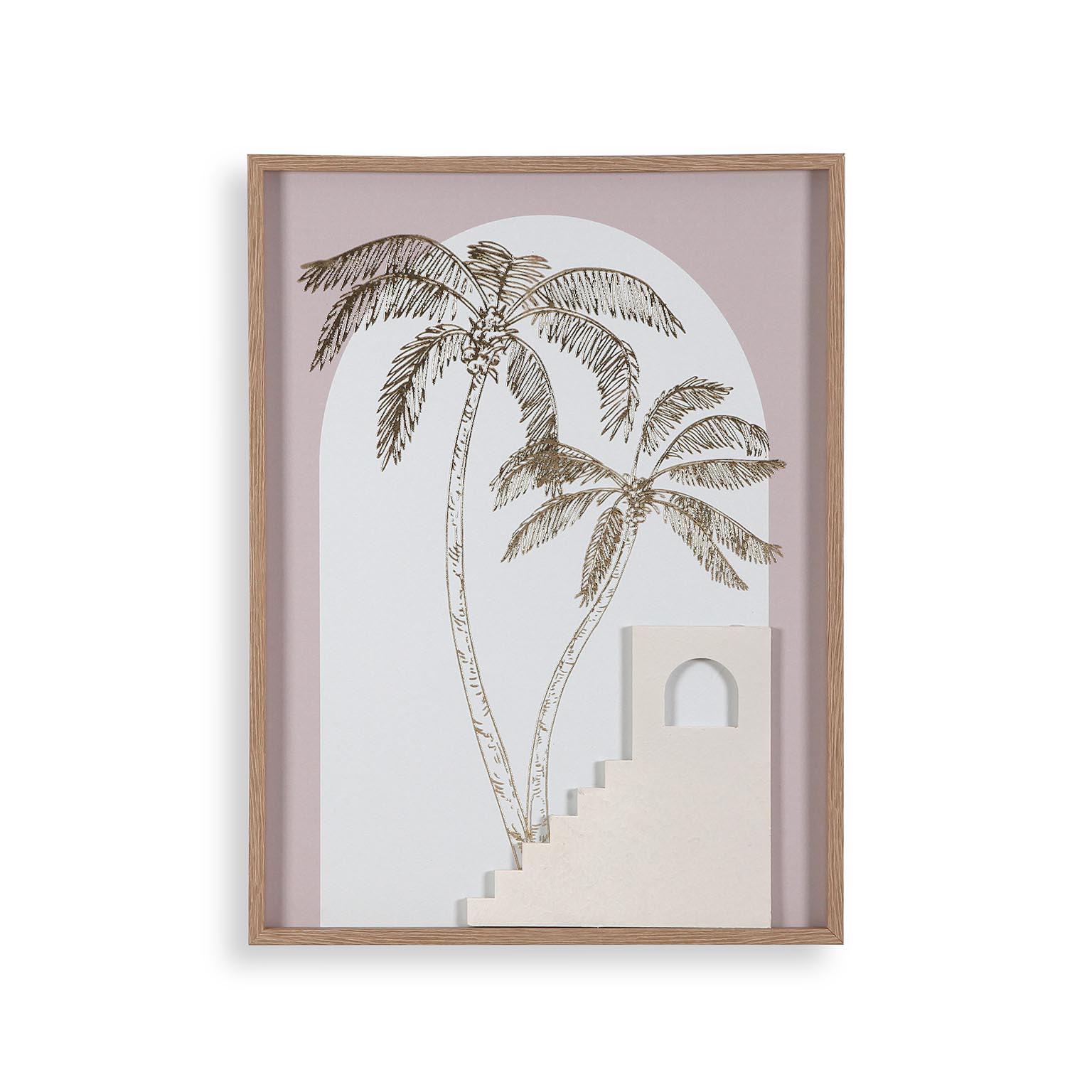 18831157 LIENZO 45 X 60 PALMERAS 1 - Imagen 1