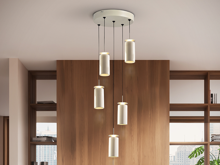 216647 ALFARA- LAMPARA CREMA - Imagen 1