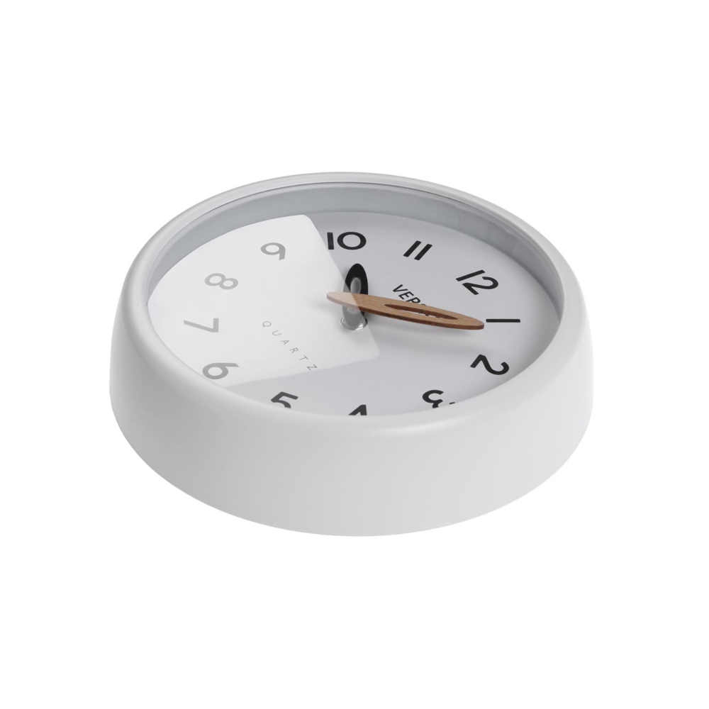 RELOJ DE PARED BLANCO MARCO BLANCO 24,4CM - Imagen 2