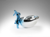 CUENCO RABBIT- FIGURA AZUL/PLATA - Imagen 4