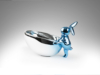 CUENCO RABBIT- FIGURA AZUL/PLATA - Imagen 5