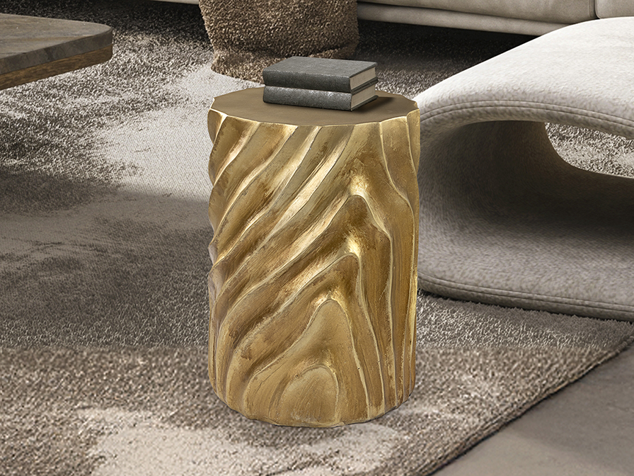 409346 TORSA- MESA AUXILIAR DORADA - Imagen 1