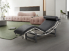 LECO- CHAISE LONGUE - PIEL NEGRA