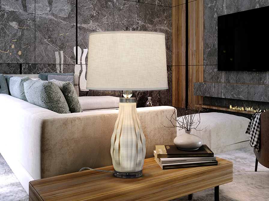 HyperFocal: 0 TESSA-SOBREMESA CERAMICA-BLANCO - Imagen 1