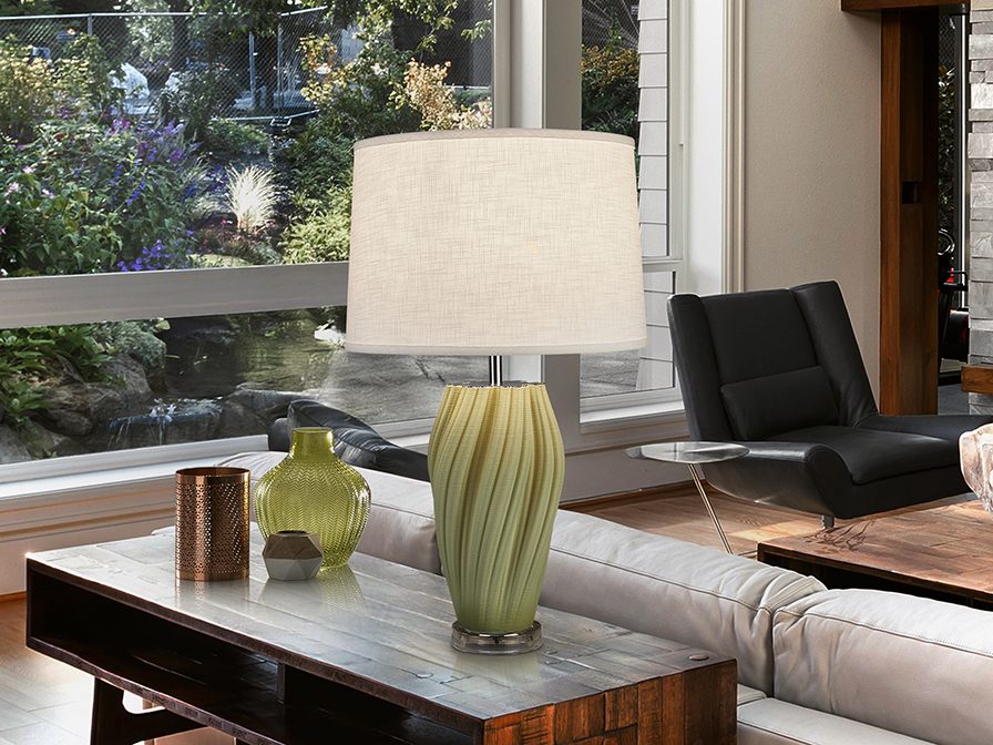 HyperFocal: 0 SALOME- SOBREMESA CERAMICA-VERDE - Imagen 1