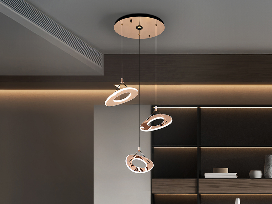 690764 MIRENA- LAMPARA ORO ROSA - Imagen 1