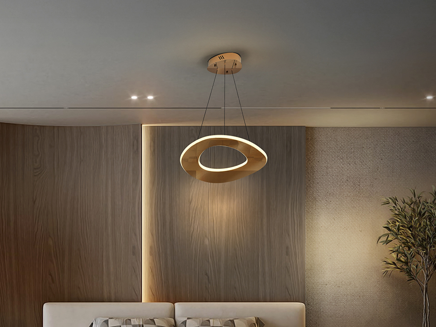 691079 MIRENA- LAMPARA ORO ROSA - Imagen 1