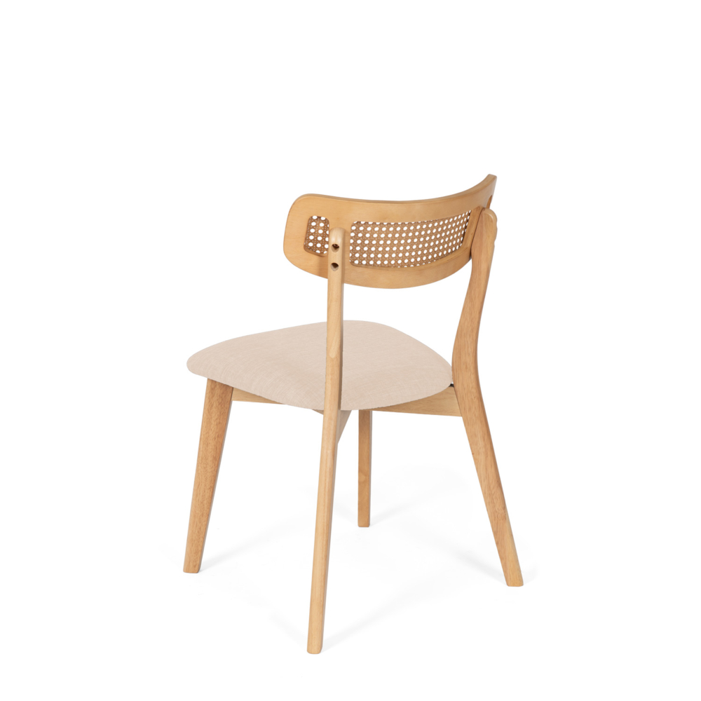 SILLA SHIRLEY ROBLE BEIGE - Imagen 2