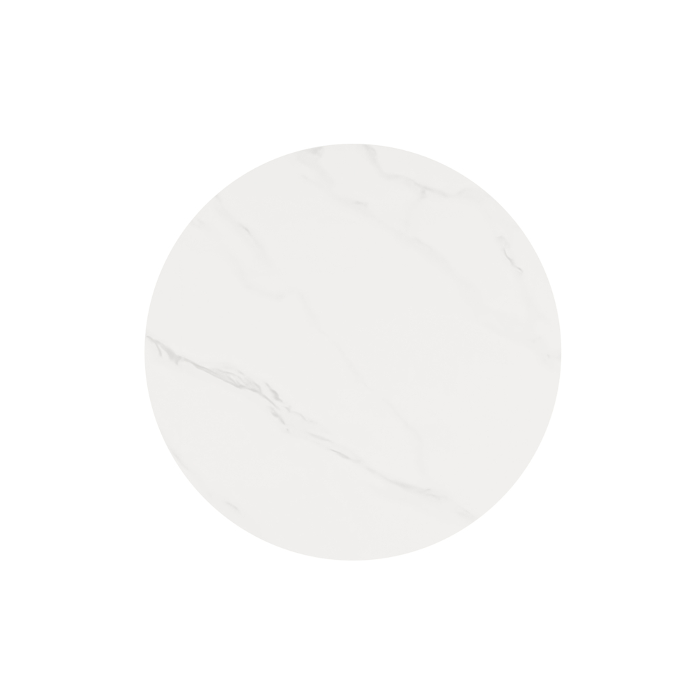 MESA FIJA FIORELLA 120 CM BLANCO/NEGRO - Imagen 4