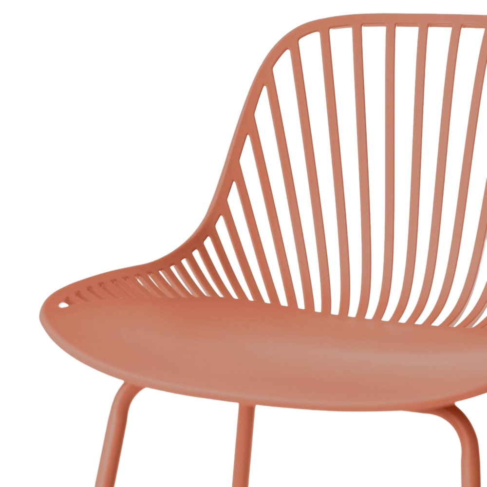 TABURETE ALTO CASPER TERRACOTA - Imagen 6