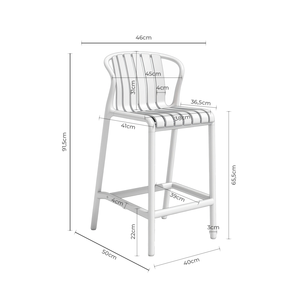 TABURETE BASTIAN VERDE - Imagen 8