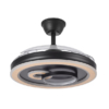 VENTILADOR DC SULTAN NEGRO/MADERA - Imagen 3