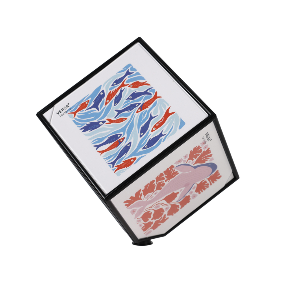 CUBO FOTOS JUNO 10 X 10 NEGRO - Imagen 1