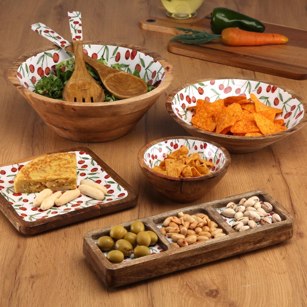 FUENTE TRES COMPARTIMENTOS CHERRIES - Imagen 3