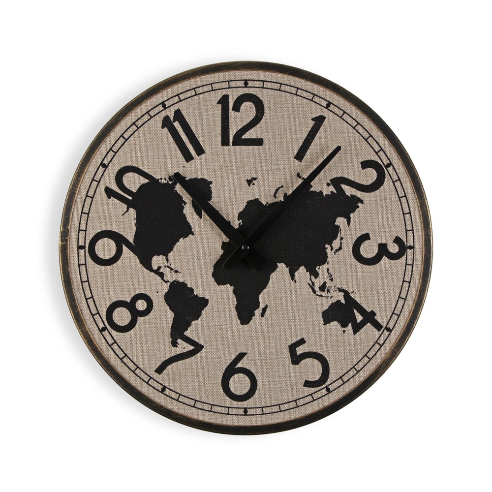 RELOJ DE PARED MAPA 40CM - Imagen 1