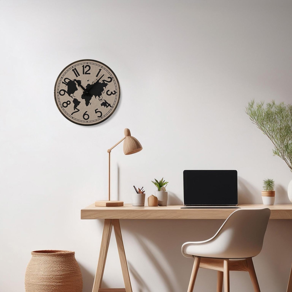 RELOJ DE PARED MAPA 40CM - Imagen 2