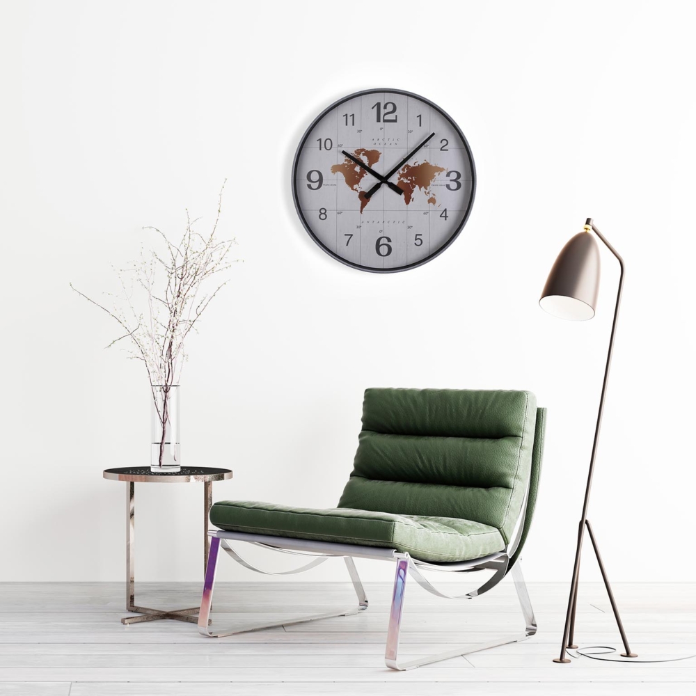 RELOJ DE PARED MAPA 50,8CM - Imagen 2