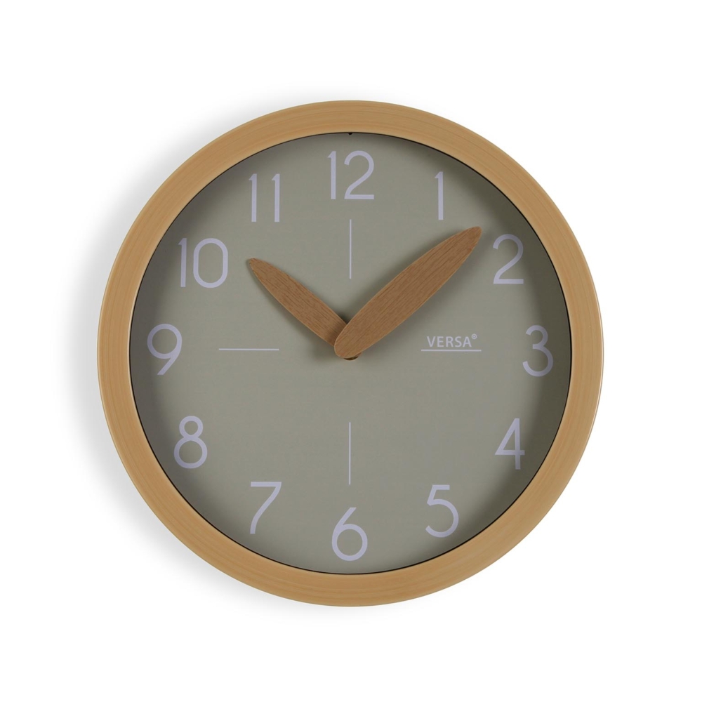 RELOJ DE PARED RAY GRIS CLARO 30CM - Imagen 1