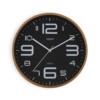 RELOJ DE PARED NEGRO 30CM - Imagen 2