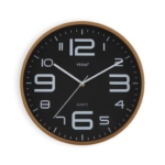 RELOJ DE PARED NEGRO 30CM
