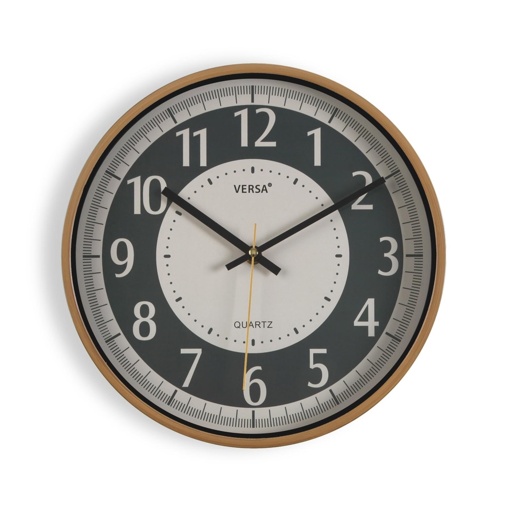 RELOJ DE PARED GRIS 30CM - Imagen 1