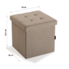 BAUL DESMONTABLE BEIGE - Imagen 3