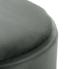PUFF CON ALMACENAMIENTO Y BANDEJA VELVET GRIS - Imagen 5