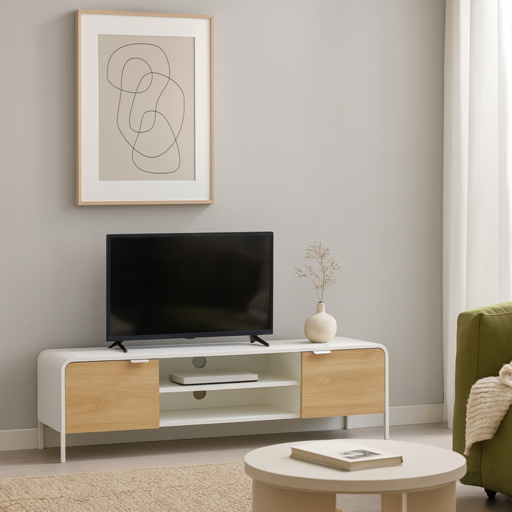 MUEBLE DE TV BLANCO - Imagen 2