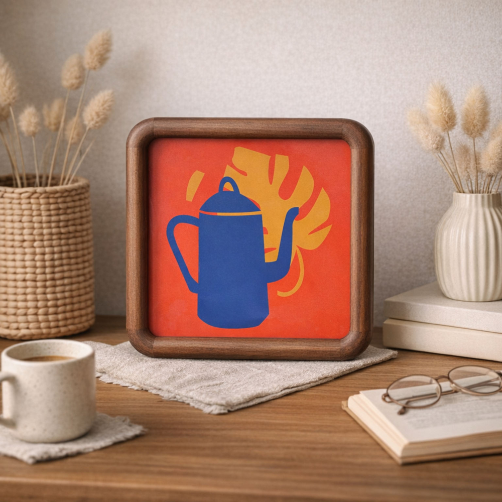 PORTAFOTO DE MADERA COUVET 20x20 - Imagen 2