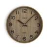 RELOJ AC/ MADERA CLARA 30CM