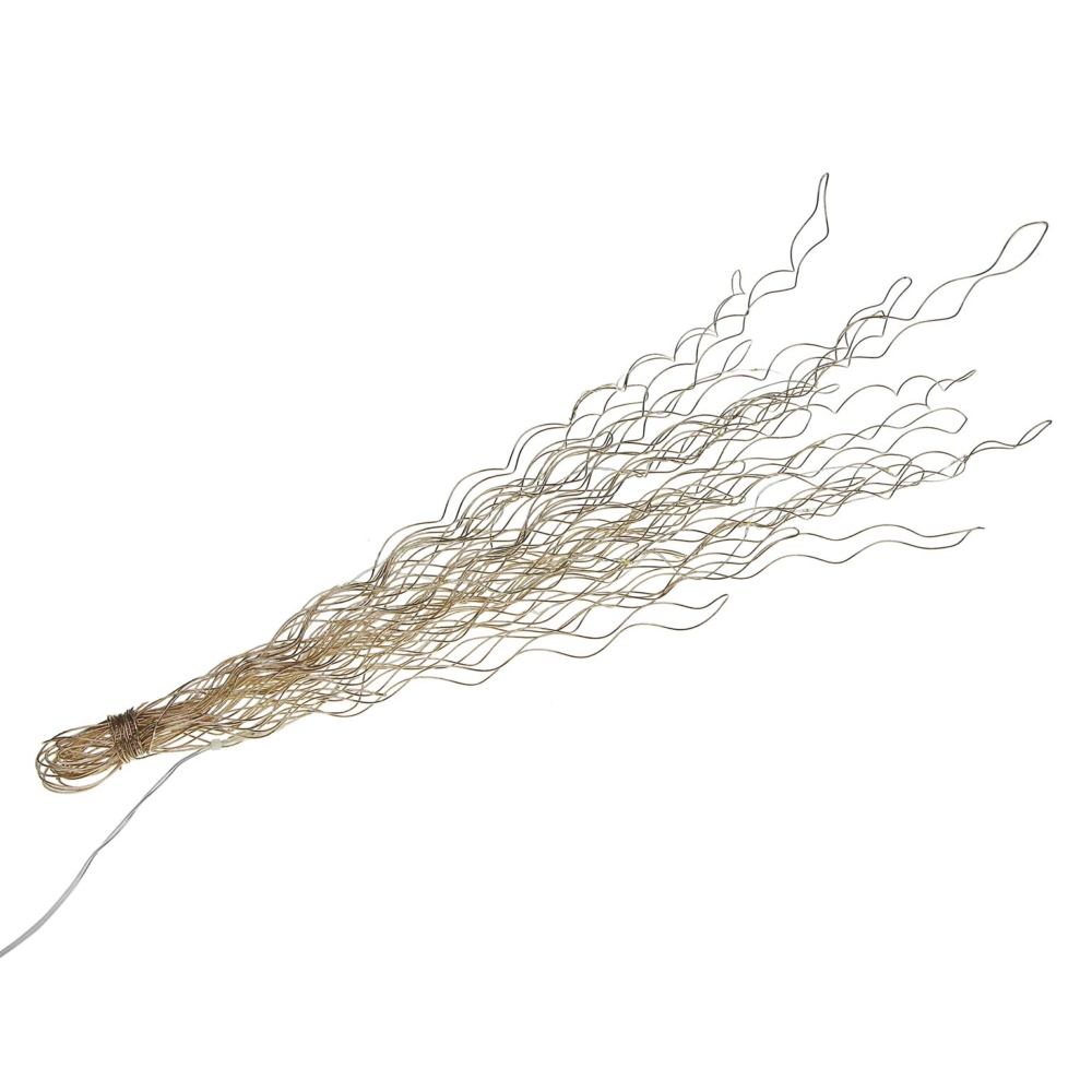 RAMO DE 80CM DE LUCES LED DORADAS - Imagen 1