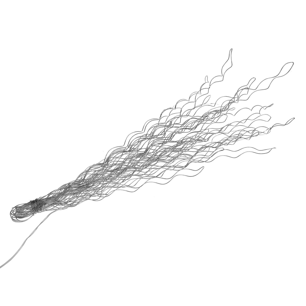 RAMO DE 80CM DE LUCES LED PLATEADAS - Imagen 1