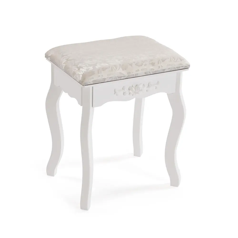 TOCADOR BLANCO CON TABURETE Y LUCES LED GLOW - Imagen 13