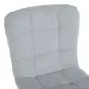 SILLA TAPIZADA GRIS CLARO - Imagen 3