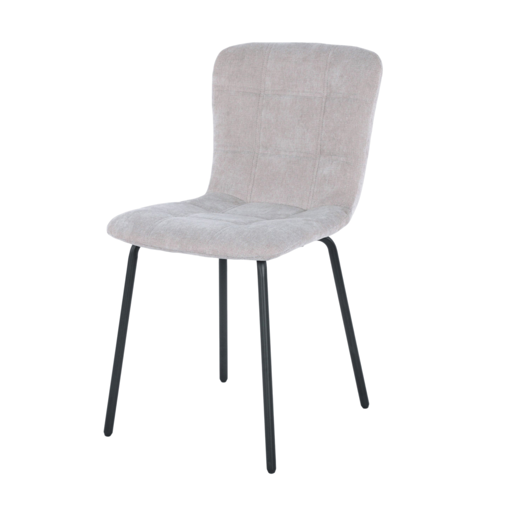 SILLA TAPIZADA BEIGE - Imagen 1